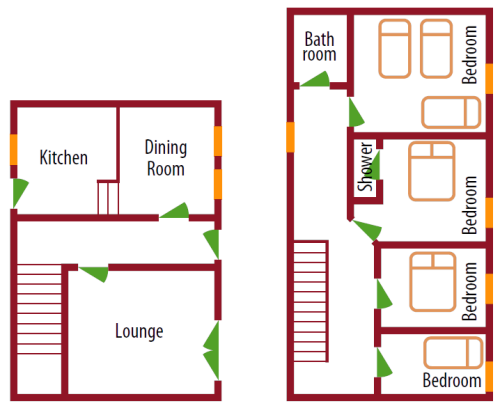 Floorplan for The Coach House